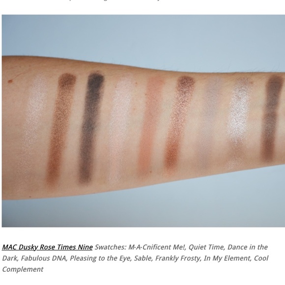 MAC Cosmetics Eyeshadow Palette in Dusky Rose x 9 - BNIB & Discontinued - Picture 2 of 16